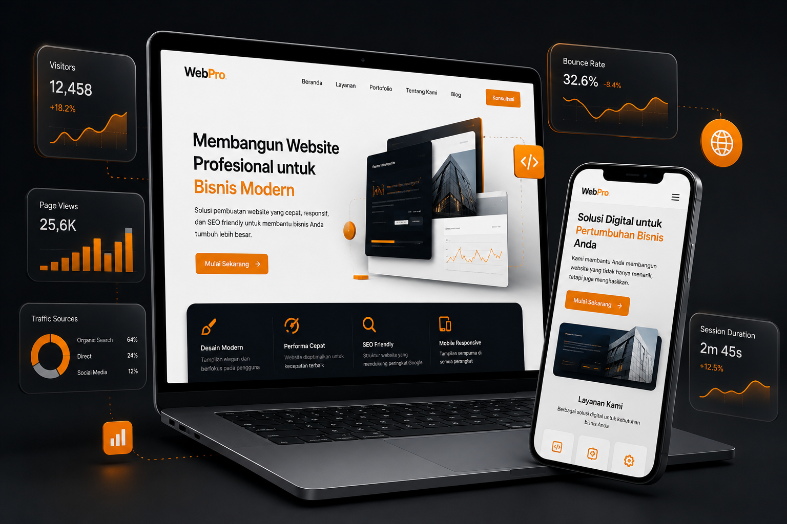 Website Profil Instansi & Organisasi